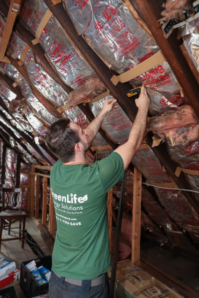 GreenLife Auditor testing humidity levels