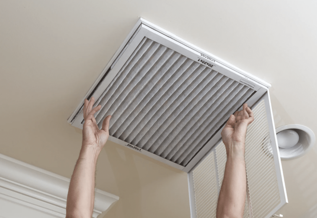 Replacing air filter